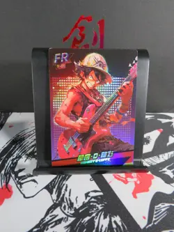 Monkey D Luffy FR Rare Band Holo Card Premium One Piece Anime Collectible CCG - Image 2