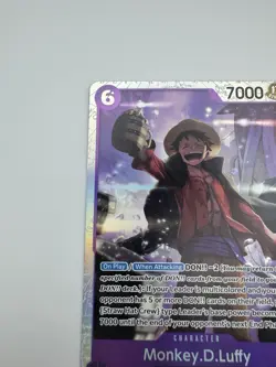 • Monkey.D.Luffy • ST26-005 SR Starter Deck Purple/Black Holo One Piece TCG NM - Image 2