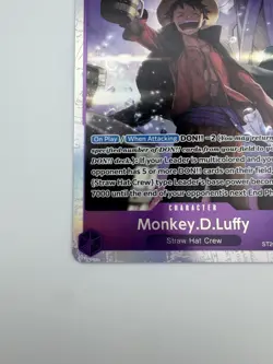 • Monkey.D.Luffy • ST26-005 SR Starter Deck Purple/Black Holo One Piece TCG NM - Image 4