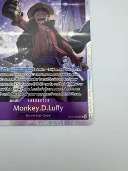 • Monkey.D.Luffy • ST26-005 SR Starter Deck Purple/Black Holo One Piece TCG NM - Image 5