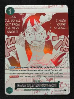 Monkey D. Luffy - OP13-040 - Treasure Campaign Promo - One Piece English - Image 1