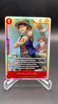 • Monkey.D.Luffy • OP14-013 SR The Azure Sea's Seven Holo Foil One Piece TCG NM - Image 2