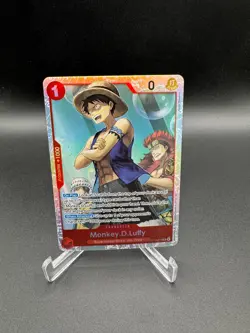 • Monkey.D.Luffy • OP14-013 SR The Azure Sea's Seven Holo Foil One Piece TCG NM - Image 4