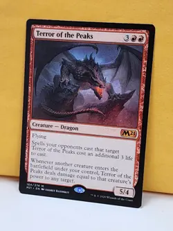 1x Terror of the Peaks, NM, Core Set 2021 (M21), Magic: the Gathering, MtG - Image 2