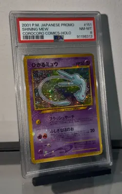 Shining Mew 151 2001 Coro Coro Comics Promo - Japanese Pokemon Card PSA 8 - Image 3