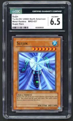Yu-Gi-Oh! Cards - CGC 6.5 Suijin MRD-027 - Metal Raider Super Rare - Image 1