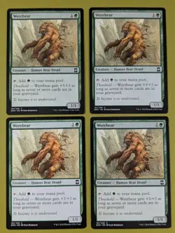 Werebear x4 Eternal Masters 4x Magic the Gathering MTG - Image 1