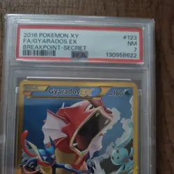 Pokemon Gyarados-EX Holo Card TCG Breakpoint 123/122 Secret PSA7 - Image 2