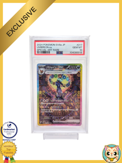 PSA 10 Umbreon ex SAR 217/187 Terastal Festival sv8a 2024 card Pokemon Japonese - Image 1
