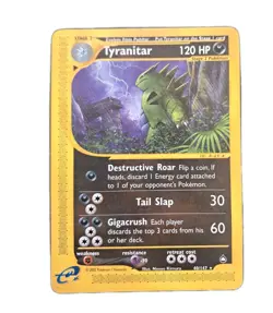 Pokemon card carte TCG 2002 Tyranitar 40/147 Aquapolis vintage NM :) - Image 1