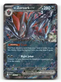 N's Zoroark ex 137/217 - Ascended Heroes - Pokemon Card NM/M - Image 1