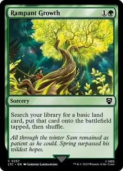 Magic The Gathering MTG RAMPANT GROWTH The Lord of the Rings NM Near Mint - Image 1