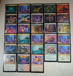 Magic the Gathering Teenage Mutant Ninja Turtles Surge Foil Commander Cards - Image 1