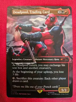 Deadpool, Trading Card (1753) (Rainbow Foil) Secret Lair Drop Foil - Image 1