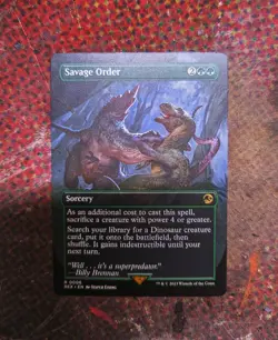 Savage Order (Borderless) Universes Beyond: Jurassic World Collection Regular - Image 1