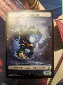MTG - Sephiroth, One-Winged Angel Emblem / Robot Warrior - Final Fantasy NM - Image 2