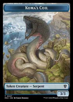 MTG Tentacle // Koma's Coil ** TMKC Token ** English - Image 2