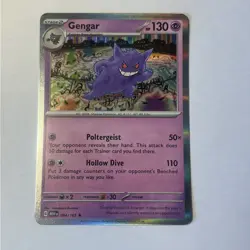 Pokemon Gengar TCG Holo Rare Card Scarlet Violet 151 English 094/165 - NM - Image 1