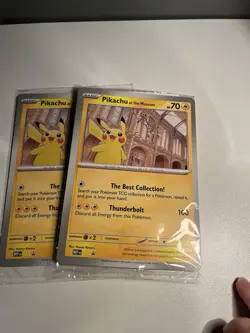 Pokemon x Natural History Museum Promo - Pikachu At The Museum JUMBO card X2 - Image 2