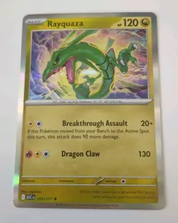 2026 Pokemon Ascended Heroes - RAYQUAZA Holo Card #153 NM+ - Image 1