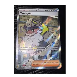 Pokemon TCG Tarragon Full Art Holo Trainer Supporter POR 116/088 English - Image 1