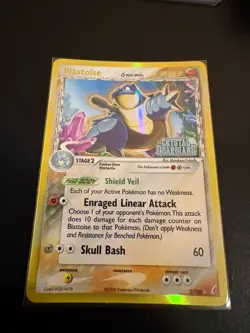 Blastoise (Reverse Holo) 2/100 - EX Crystal Guardians - Pokemon TCG - Image 1