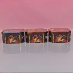 3X HIDDEN FATES TINS CHARIZARD GYARADOS RAICHU POKEMON 2019 ENGLISH OVP SEALED - Image 5