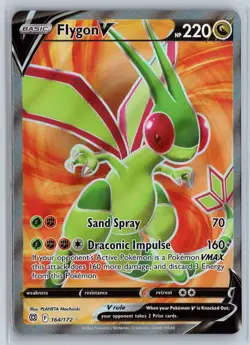 Flygon Pokemon TCG Brilliant Stars Ultra Rare 164/172 Pokemon NM Foil - Image 1