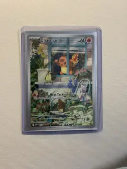 Pokemon Charmander 044 Scarlet & Violet Promo Holo Card 60 HP Heat Tackle - Image 1