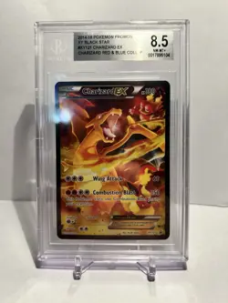 Charizard EX Full Art #XY121 Pokemon Black Star Promo English BGS 8.5 - Image 1