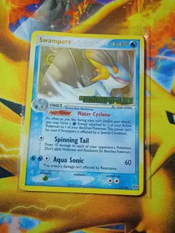 Pokemon Swampert 11/106 Reverse Holo Rare EX Emerald Stamped Card - Image 1
