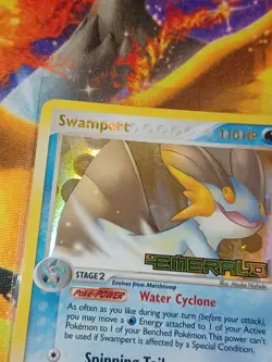 Pokemon Swampert 11/106 Reverse Holo Rare EX Emerald Stamped Card - Image 2