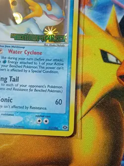 Pokemon Swampert 11/106 Reverse Holo Rare EX Emerald Stamped Card - Image 5