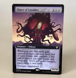 MTG Flayer of Loyalties - Extended Art - CMM NM - Image 1
