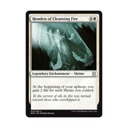 WOTC MTG Eternal Masters Honden of Cleansing Fire (U) NM - Image 1