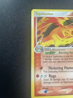 Typhlosion REVERSE HOLO Stamped 2005 Unseen Forces Pokemon TCG - Image 5