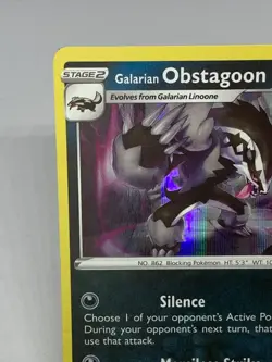 Galarian Obstagoon - Pokemon - Fusion Strike - 161/264 - Holo - Rare - 🔟 - Image 4