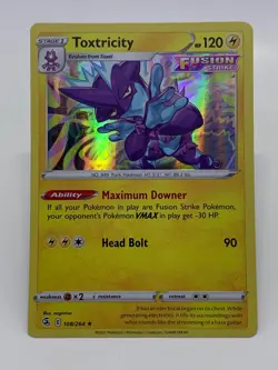 TOXTRICITY - 108/264 - Holo Rare - Fusion Strike - pokemon - 🔟 - Image 1