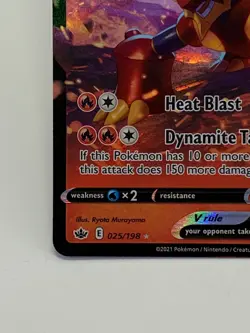 Volcanion V - Pokemon TCG - Chilling Reign - 025/198 - Holo - Ultra Rare - 🔟 - Image 3
