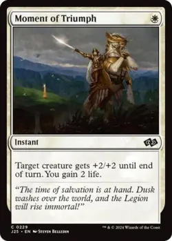 Moment of Triumph - Light Play MTG Foundations Jumpstart - Image 1