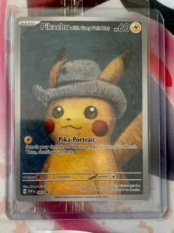 [SEALED] Van Gogh Pikachu with Grey Felt Hat SVP 085 Promo Pokemon Card 2023 - Image 2