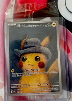 [SEALED] Van Gogh Pikachu with Grey Felt Hat SVP 085 Promo Pokemon Card 2023 - Image 4