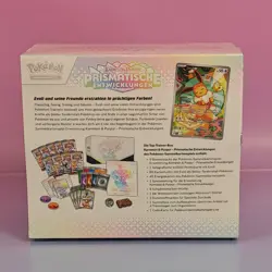 PRISMATISCHE ENTWICKLUNGEN TOP TRAINER BOX POKEMON 2025 GERMAN OVP SEALED - Image 3