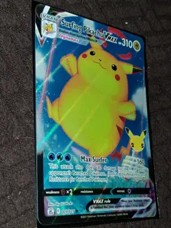Pokemon Surfing Pikachu VMAX 009/025 Celebrations Holo NM - Image 3