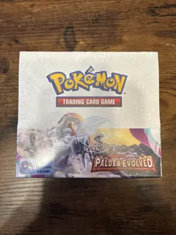 Pokemon TCG Scarlet & Violet Paldea Evolved 36-Card Sealed Booster Box WITH TEAR - Image 1