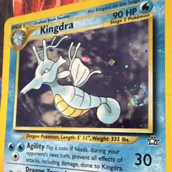 Pokemon TCG Ninetales & Kingdra Holo Card Lot 13/130 8/111 - Image 3