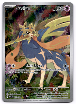 Zacian - 100/094 Phantasmal Flames Illustration Rare Pokemon - NM/MINT - Image 1