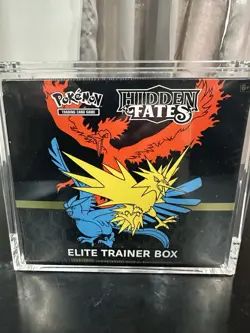 Hidden Fates Etb W/ Acrylic Magnetic Display Case Pokemon TCG 820650804731 - Image 1