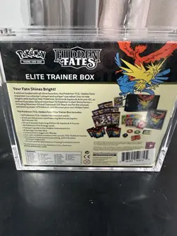 Hidden Fates Etb W/ Acrylic Magnetic Display Case Pokemon TCG 820650804731 - Image 2