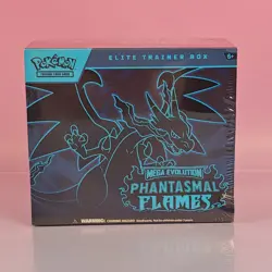 PHANTASMAL FLAMES ELITE TRAINER BOX POKEMON MEGA EVOLUTION 2025 ENG OVP SEALED - Image 1
